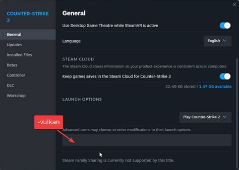 cs2 enable vulkan|Steam Community :: Guide :: [Performance Boost] Enabling .